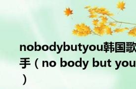 nobodybutyou韩国歌手（no body but you）