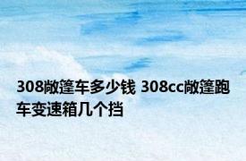 308敞篷车多少钱 308cc敞篷跑车变速箱几个挡