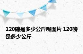 120磅是多少公斤呢图片 120磅是多少公斤