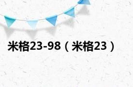 米格23-98（米格23）