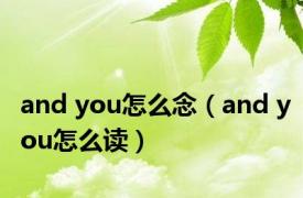 and you怎么念（and you怎么读）