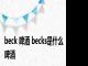 beck 啤酒 becks是什么啤酒