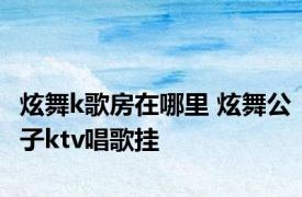 炫舞k歌房在哪里 炫舞公子ktv唱歌挂 