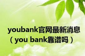 youbank官网最新消息（you bank靠谱吗）