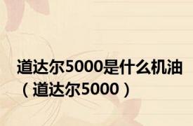 道达尔5000是什么机油（道达尔5000）