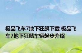 极品飞车7地下狂飙下载 极品飞车7地下狂飚车辆起步介绍