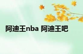 阿迪王nba 阿迪王吧 