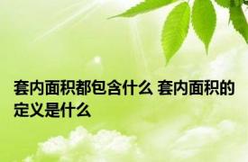 套内面积都包含什么 套内面积的定义是什么