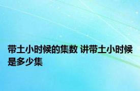 带土小时候的集数 讲带土小时候是多少集