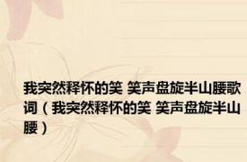 我突然释怀的笑 笑声盘旋半山腰歌词（我突然释怀的笑 笑声盘旋半山腰）