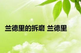 兰德里的拆磨 兰德里 