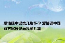 爱情碟中谍第几集怀孕 爱情碟中谍双方家长见面是第几集