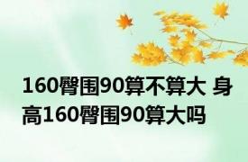 160臀围90算不算大 身高160臀围90算大吗