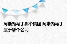 阿斯顿马丁那个集团 阿斯顿马丁属于哪个公司