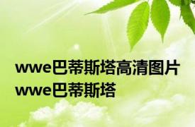 wwe巴蒂斯塔高清图片 wwe巴蒂斯塔 