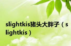 slightkis猪头大胖子（slightkis）