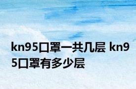 kn95口罩一共几层 kn95口罩有多少层