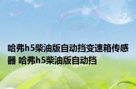 哈弗h5柴油版自动挡变速箱传感器 哈弗h5柴油版自动挡