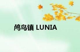 鸬鸟镇 LUNIA 