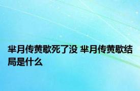 芈月传黄歇死了没 芈月传黄歇结局是什么