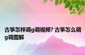 古筝怎样调g调视频? 古筝怎么调g调图解