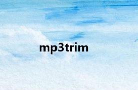 mp3trim