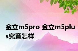 金立m5pro 金立m5plus究竟怎样