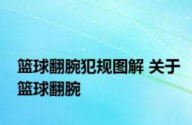 篮球翻腕犯规图解 关于篮球翻腕