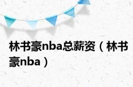 林书豪nba总薪资（林书豪nba）