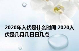 2020年入伏是什么时间 2020入伏是几月几日日几点