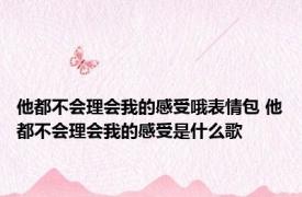 他都不会理会我的感受哦表情包 他都不会理会我的感受是什么歌