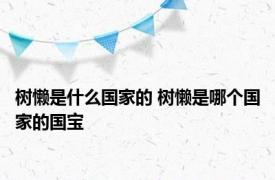 树懒是什么国家的 树懒是哪个国家的国宝