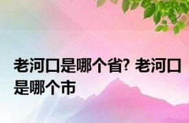 老河口是哪个省? 老河口是哪个市