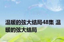 温暖的弦大结局48集 温暖的弦大结局