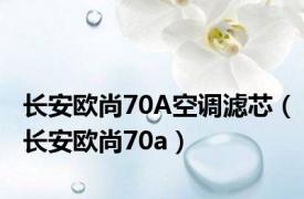 长安欧尚70A空调滤芯（长安欧尚70a）