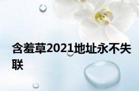 含羞草2021地址永不失联