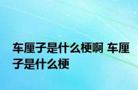 车厘子是什么梗啊 车厘子是什么梗