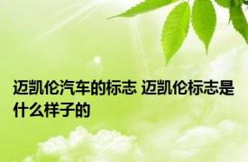 迈凯伦汽车的标志 迈凯伦标志是什么样子的