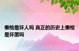 秦桧是坏人吗 真正的历史上秦桧是坏蛋吗