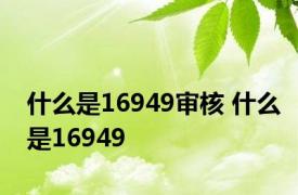 什么是16949审核 什么是16949