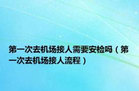 第一次去机场接人需要安检吗（第一次去机场接人流程）