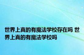 世界上真的有魔法学校存在吗 世界上真的有魔法学校吗