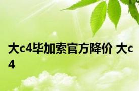 大c4毕加索官方降价 大c4 