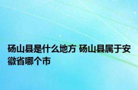 砀山县是什么地方 砀山县属于安徽省哪个市