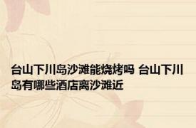 台山下川岛沙滩能烧烤吗 台山下川岛有哪些酒店离沙滩近