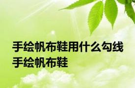 手绘帆布鞋用什么勾线 手绘帆布鞋 