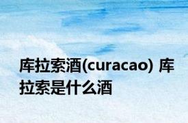 库拉索酒(curacao) 库拉索是什么酒