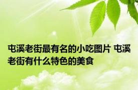 屯溪老街最有名的小吃图片 屯溪老街有什么特色的美食