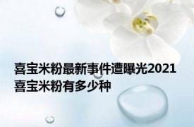 喜宝米粉最新事件遭曝光2021 喜宝米粉有多少种