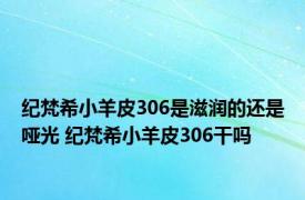 纪梵希小羊皮306是滋润的还是哑光 纪梵希小羊皮306干吗